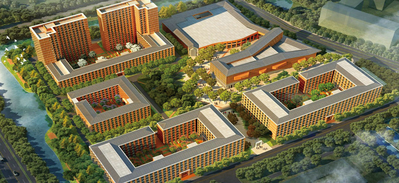 浙江大学紫金港校区西区学生生活区组团